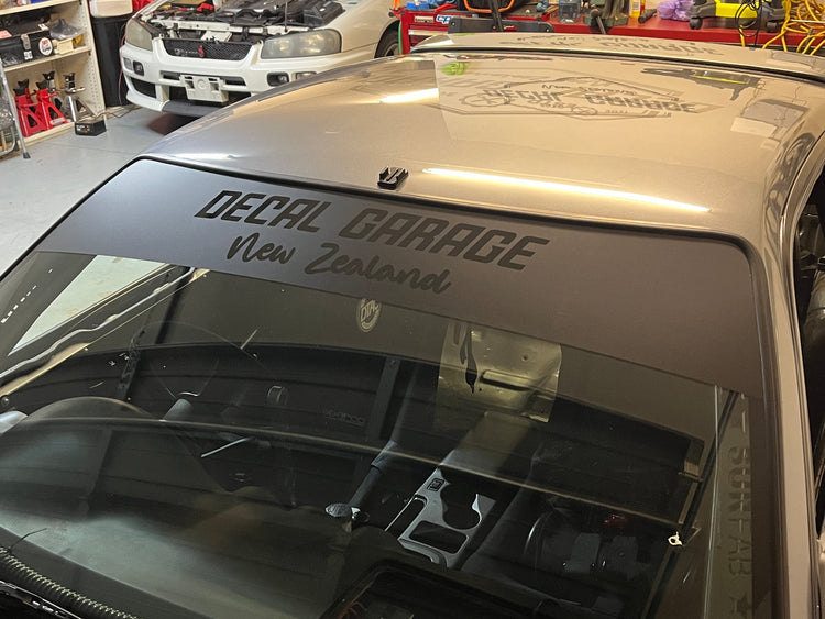 Windscreen Banners