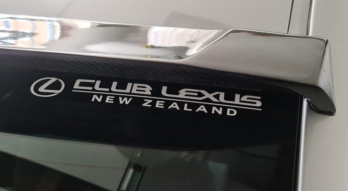 Club Lexus New Zealand decal