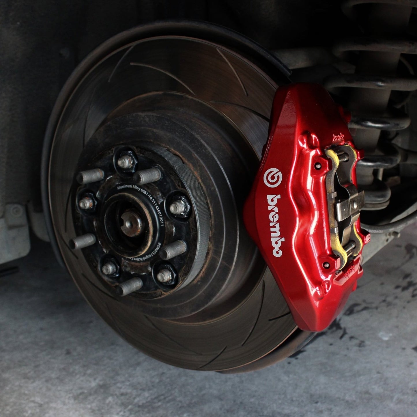 Brembo brake caliper decal set