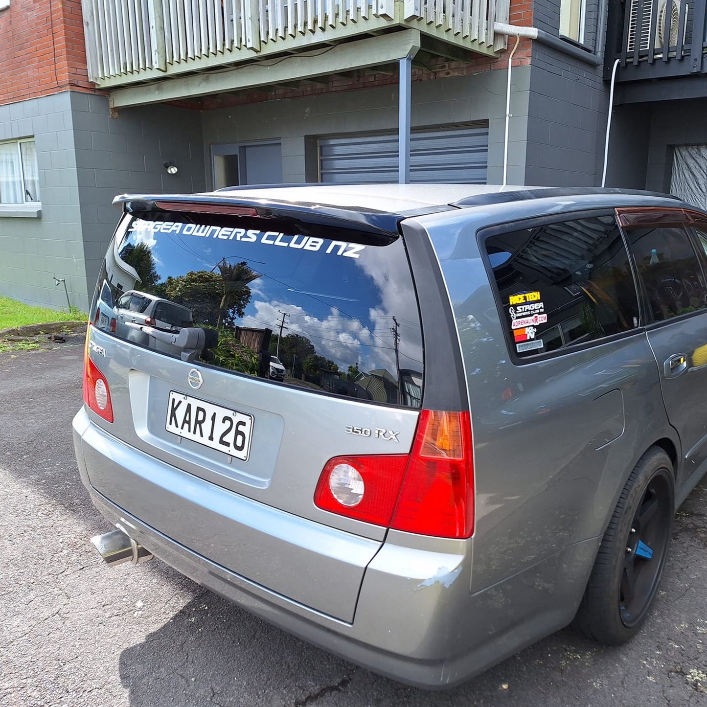 Stagea Owners Club NZ Windscreen Banner