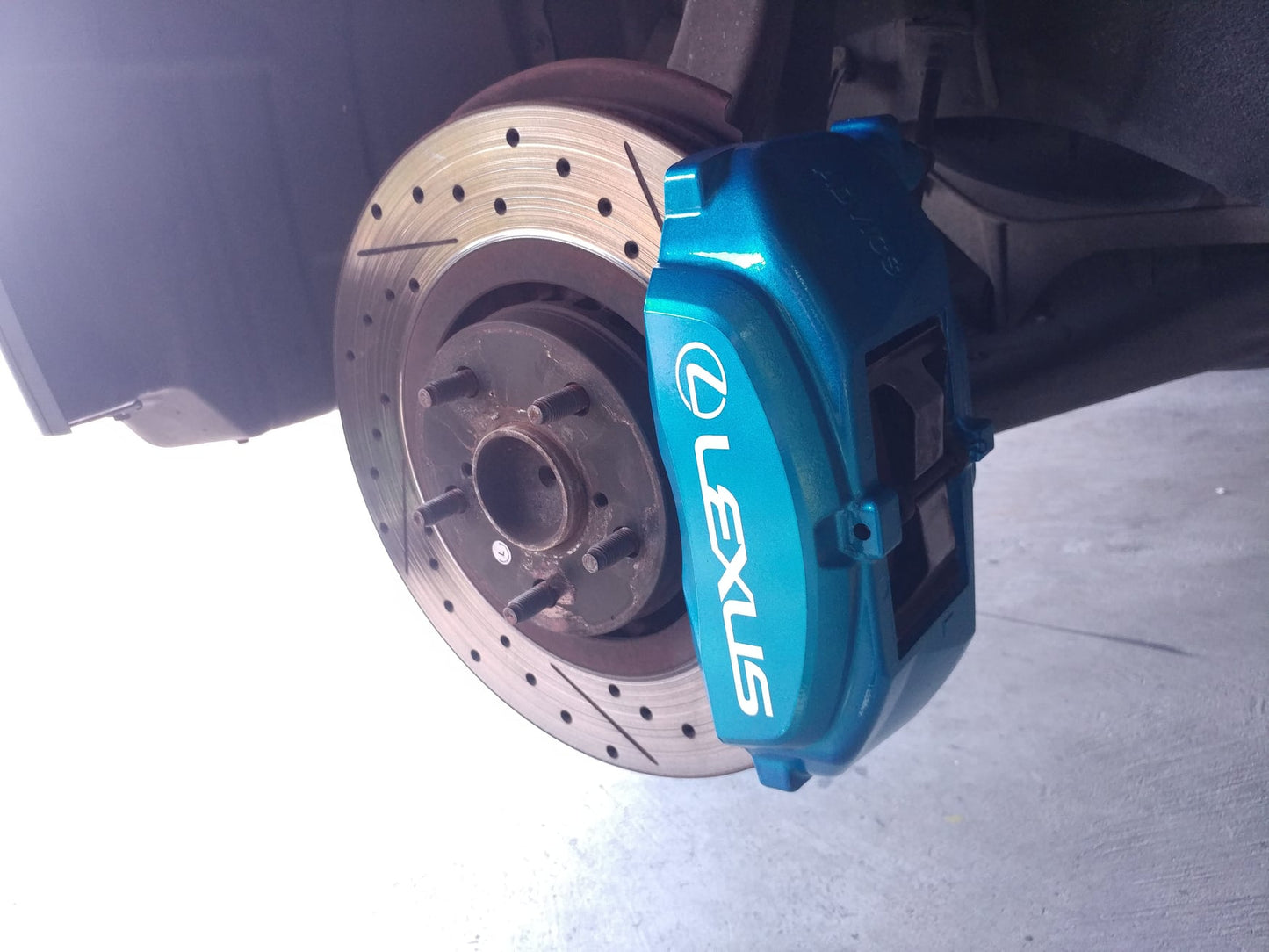 Lexus brake caliper decal set