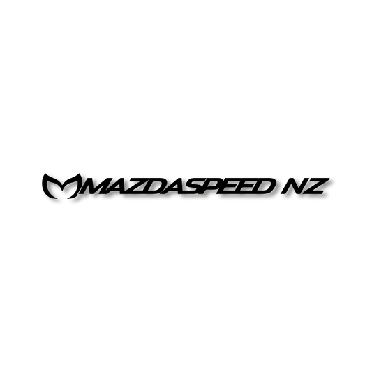 Mazdaspeed NZ Car Club Windscreen Banner