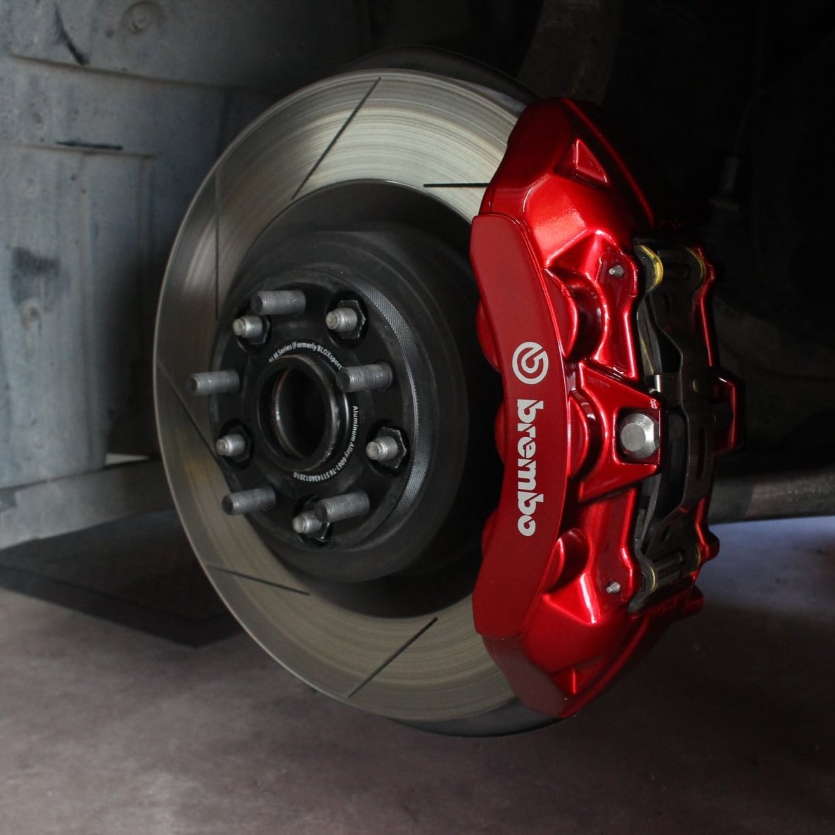 Brembo brake caliper decal set