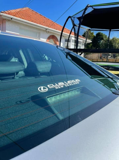 Club Lexus New Zealand decal