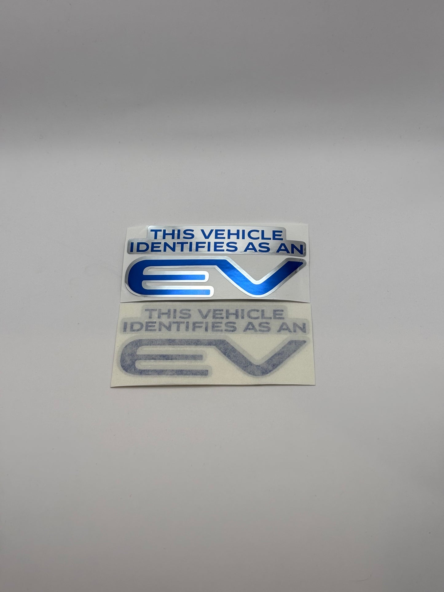 “This Vehicle Identifies as an EV” – OEM-Style Badge Decal