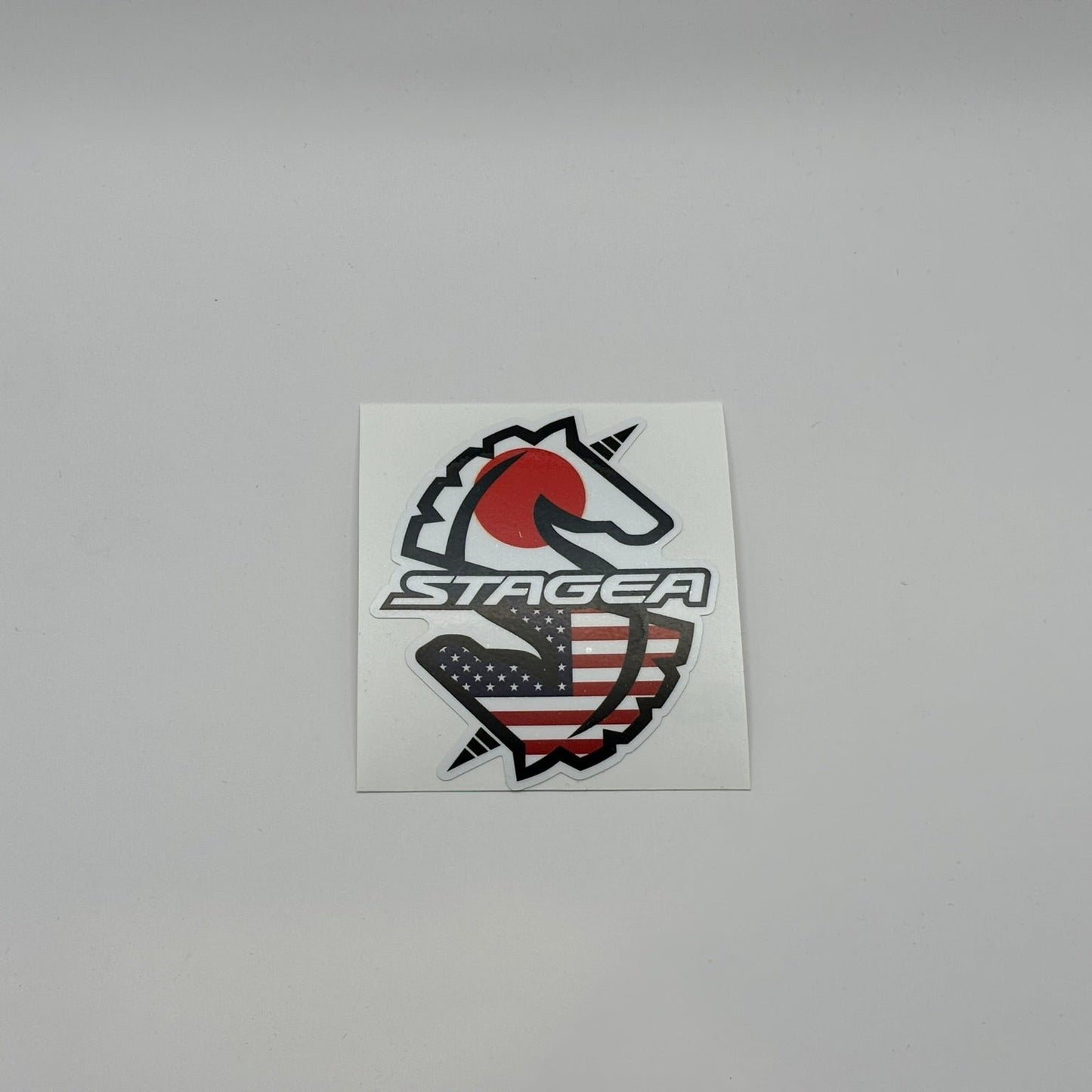 Unicorn Stagea US Flag Decals