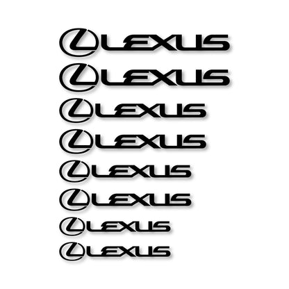 Lexus brake caliper decal set