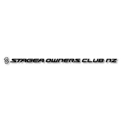 Stagea Owners Club NZ Windscreen Banner