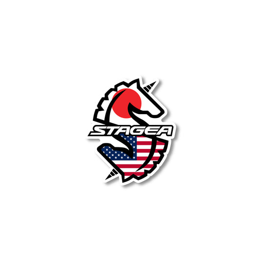 Unicorn Stagea US Flag Decals